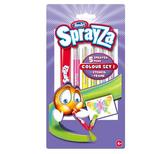 Игрушка Набор Увлекательная аэрография 1 серии SprayZa: 5 фломастеров, трафарет, рамка