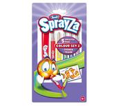 Игрушка Набор Увлекательная аэрография 2 серии SprayZa: 5 фломастеров, трафарет, рамка